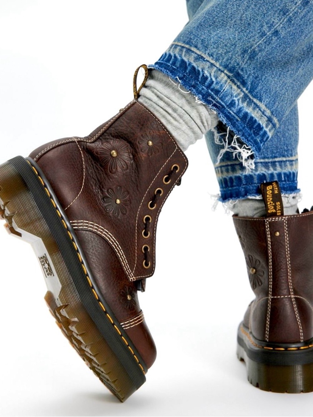 Dr. Martens Sinclair Floral Boots - size 9